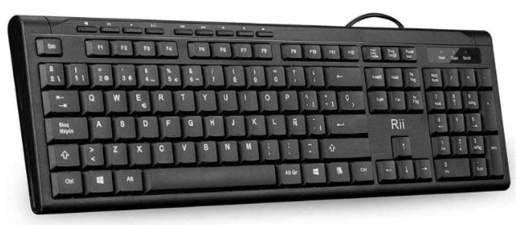 Comprar teclado USB Rii RK907