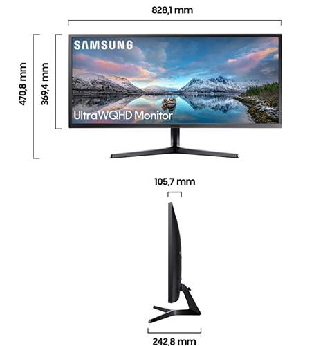 Monitor Samsung UltraWide 34” QHD por 279€ en Amazon