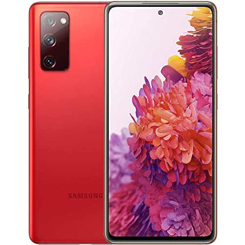 Samsung Smartphone Galaxy S20 FE con Pantalla Infinity-O FHD+ de 6,5 Pulgadas, 6 GB de RAM y 128 GB de Memoria Interna Ampliable, Batería de 4500 mAh y Carga rápida Rojo (Version ES)