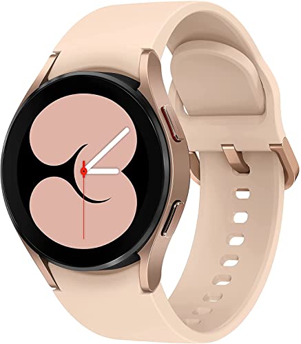 Samsung Galaxy Watch4 BT, Reloj Inteligente Redondo Bluetooth, Wear OS, Bisel Giratorio, de Fitness, rastreador de Fitness, 40 mm, Oro Rosa
