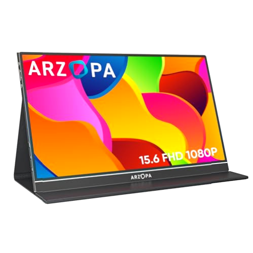 ARZOPA S1 Table Monitor Portátil Full HD de 15,6